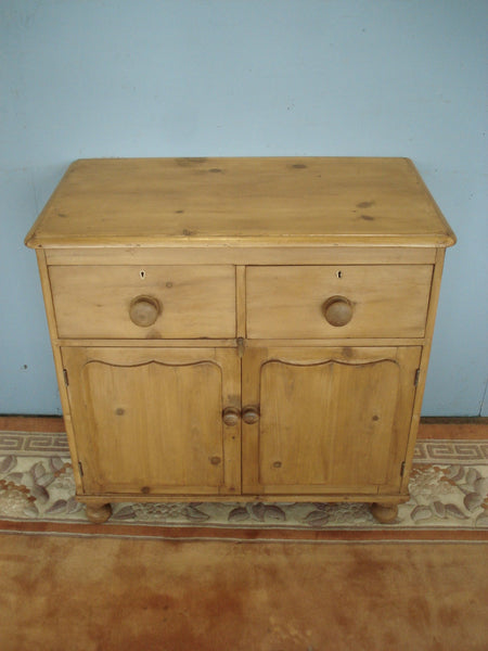 Small pine dresser base c. 1880.