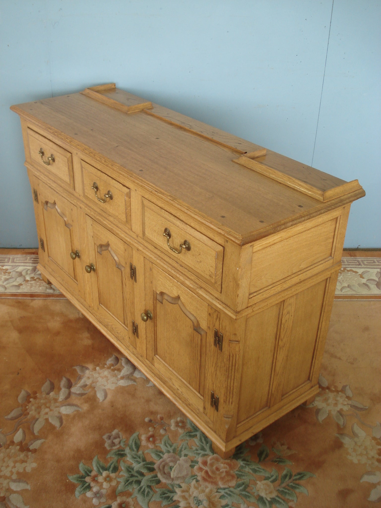 Solid Oak Titchmarsh & Goodwin Dresser in Lighter Finish