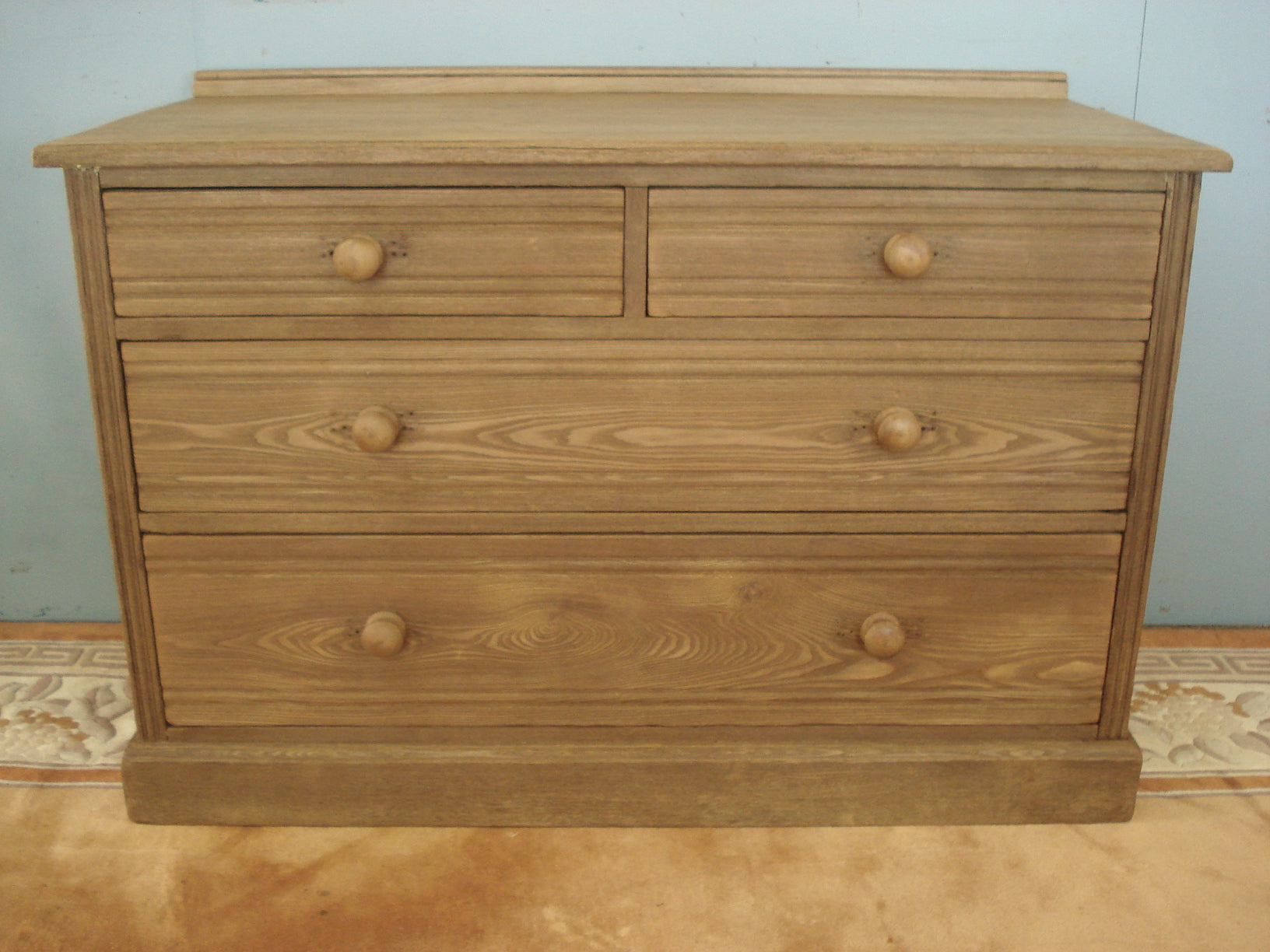 Low Solid Ash Chest of Drawers