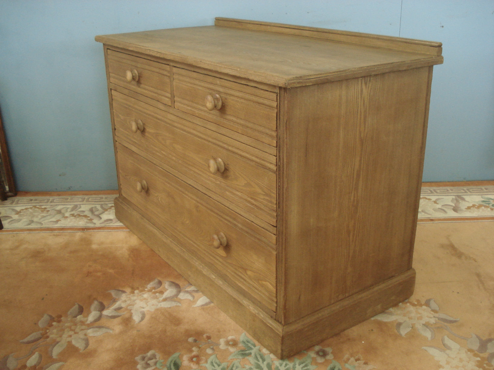 Low Solid Ash Chest of Drawers