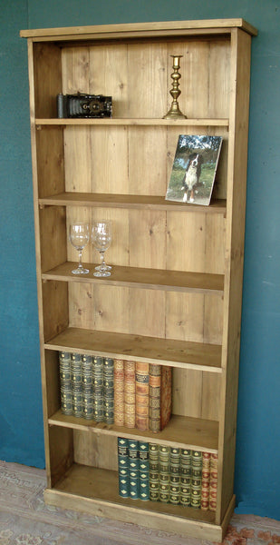 Honeypine Bookshelves Made to Measure.